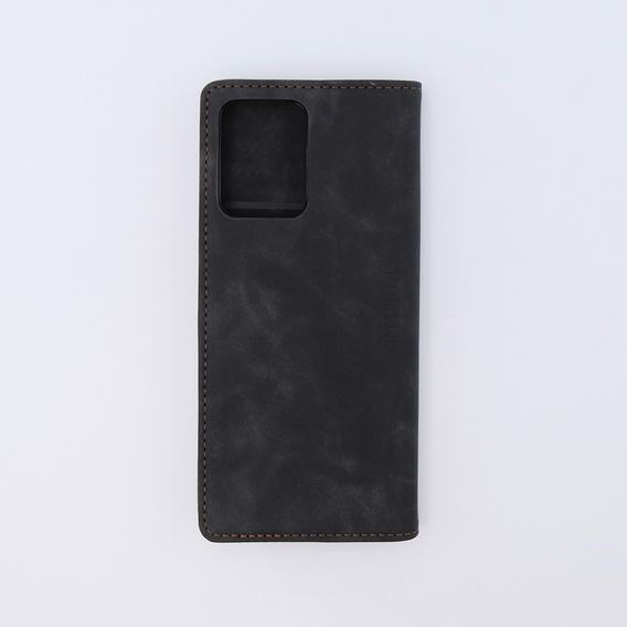 Puzdro pre Xiaomi Redmi Note 12 5G / Poco X5 5G, ERBORD Vintage, peňaženka s chlopňou, čierne