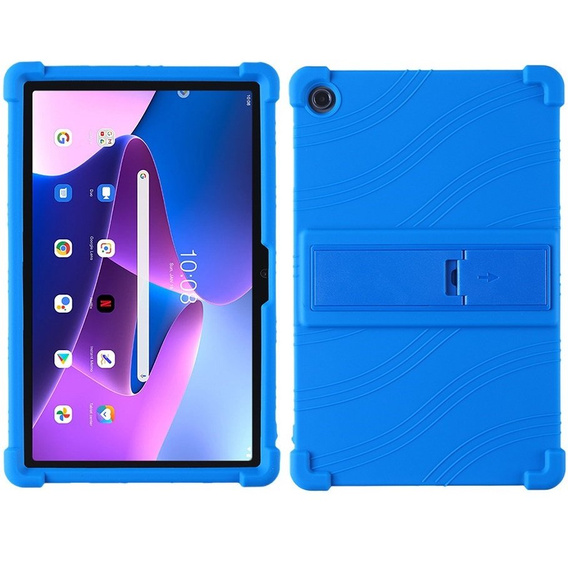 Silikón puzdro pre Lenovo Tab M10 Plus 10.6 Gen 3 TB-125F TB-128F, Impact, pancierovaný, tmavomodré