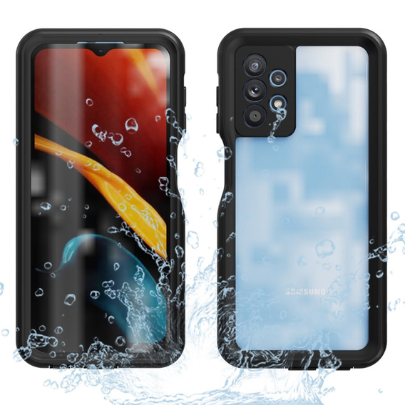 Vodotesné puzdro IP68 pre Samsung Galaxy A13 4G, SHELLBOX, čierne