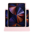 Puzdro pre iPad Pro 11" 2022/2021/2020 (4/3/2 gen.), s priestorom pre stylus, otočné o 360°, ružové