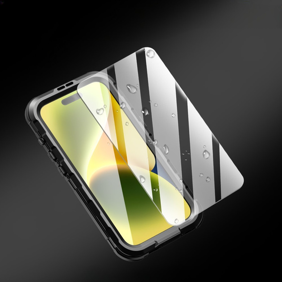 Vodotesné puzdro IP68 pre iPhone 15, SHELLBOX MagSafe, čierne
