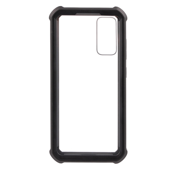 Obal na mobil pre Samsung Galaxy S20 FE, Dexnor Full Body Rugged, transparentné / čierne