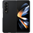 Originálne puzdro Samsung pre Galaxy Z Fold 4, Leather Flip Cover, čierne