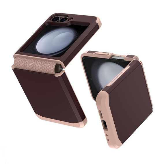 Pancierované puzdro pre Samsung Galaxy Z Flip7 FE / Z Flip6, Armor Shockproof, bordové