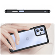 Obal na mobil pre Motorola Moto G13 / G23, Fusion Hybrid, transparentné / čierne