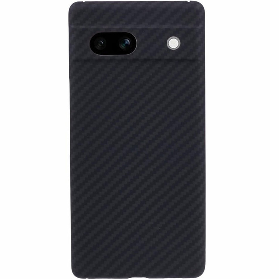 Puzdro pre Google Pixel 7a, Aramid Fiber Cover, čierne