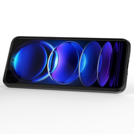 Obal na mobil pre Xiaomi Redmi Note 12 5G / POCO X5 5G, Kickstand Ring, čierne