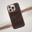 Puzdro BENKS Kevlar pre iPhone 16 Pro, pre MagSafe, Carbon Fiber, hnedé