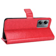 Klapkové puzdro pre Motorola Moto G14, Crazy Horse Wallet, červené