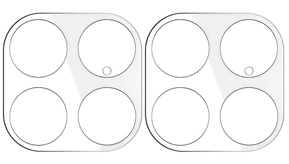 2x ERBORD tvrdené sklo na kameru pre Xiaomi 15T Pro