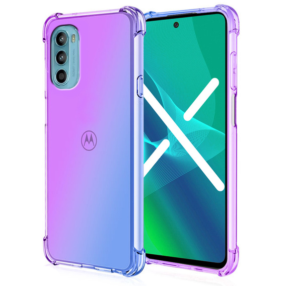 Puzdro pre Motorola Moto G52 / G82 5G, Gradient Dropproof, modré
