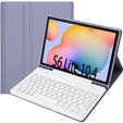 Puzdro + klávesnica Samsung Galaxy Tab S6 Lite P610/P615 / S6 Lite 2022 10.4, Pen Slot, fialové