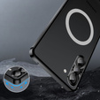 Ochranné puzdro na fotoaparát pre Samsung Galaxy S23 FE, CamShield MagSafe, transparentné / čierne