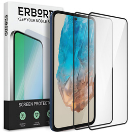2x tvrdené sklo ERBORD 3D pre Samsung Galaxy M35 pre celý displej