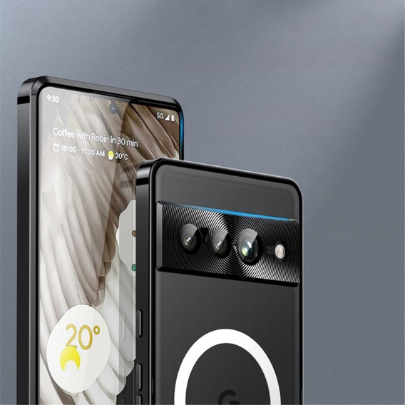 Ochranné puzdro na fotoaparát pre Google Pixel 8 Pro, CamShield MagSafe, transparentné / čierne