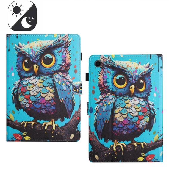 Obal na mobil pre Samsung Galaxy Tab A9+ X210 / X215 / X216B, owl