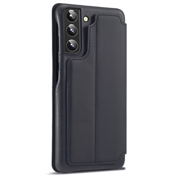 Klapkové puzdro pre Samsung Galaxy S22+ Plus 5G, LC.IMEEKE, čierne