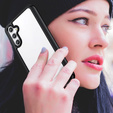 Obal na mobil pre Samsung Galaxy A14 4G/5G, Fusion Hybrid, transparentné / čierne