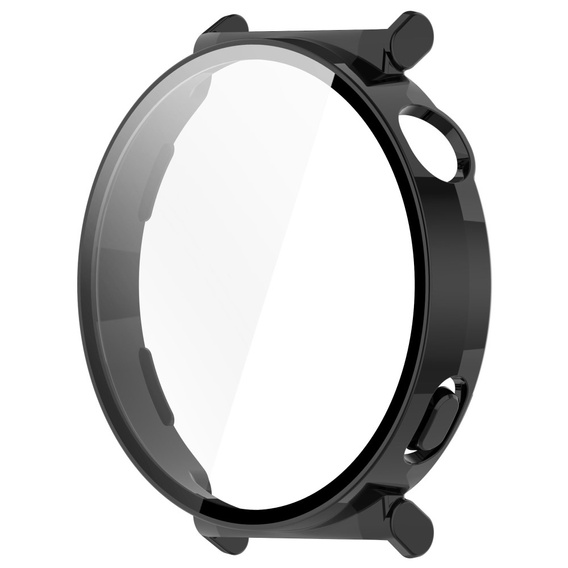 Puzdro 2v1 + tvrdené sklo pre Huawei Watch GT 5 Pro 42mm, čierne