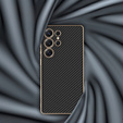 Puzdro pre Samsung Galaxy S25 Ultra, GKK Leather, carbon čierne