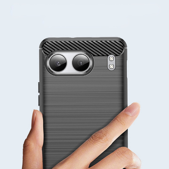 Obal na mobil pre OnePlus Nord 4, Carbon, čierne