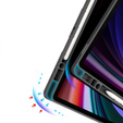 Puzdro pre Samsung Galaxy Tab S10+ Plus, Dux Ducis MAGI, sivé