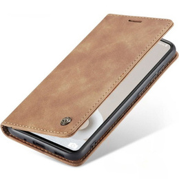 CASEME puzdro pre Samsung Galaxy S20 FE, Leather Wallet Case, hnedé