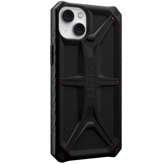 Puzdro Urban Armor Gear pre iPhone 14 Plus, Monarch, Kevlar čierne