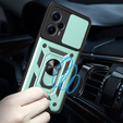 Obal na mobil pre Xiaomi Poco F5, CamShield Slide, zelené