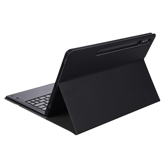 Puzdro + klávesnica Samsung Galaxy Tab S9+, Leather Pen Slot, čierne