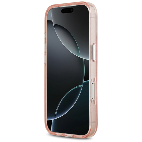 Karl Lagerfeld IML Glitter Karl & Choupette Heads Logo MagSafe puzdro pre iPhone 17 Pro