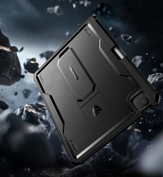 Obrnené puzdro pre iPad Air 13" 2025/2024 (7/6 gen.), Dexnor Full Body, čierne