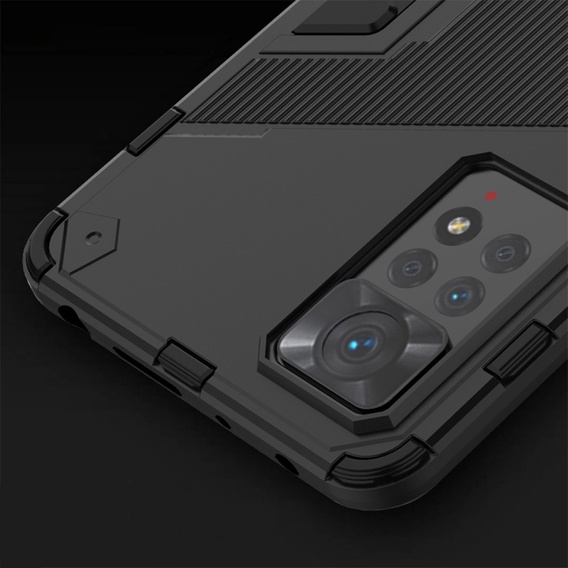 Puzdro pre Xiaomi Redmi Note 11 Pro 4G / 5G, Military kickstand, modré