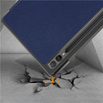 Puzdro pre Samsung Galaxy Tab S9 Plus, Smartcase s priestorom pre stylus, modré