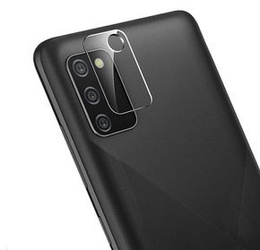 Tvrdené sklo na fotoaparát pre Samsung Galaxy A02S / A03S, priehľadné