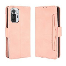 Klapkové puzdro pre Xiaomi Redmi Note 10 Pro, Card Slot, ružové