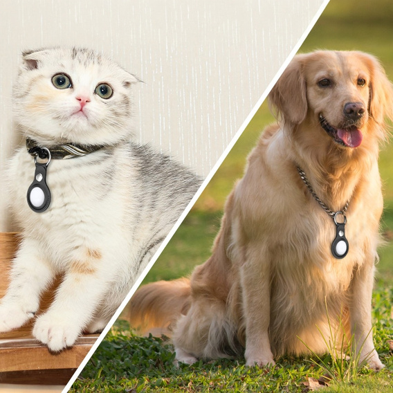 4x puzdro pre Apple AirTag 2 / 1, PU koža, 4 farby