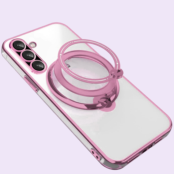 Magnetické puzdro pre Samsung Galaxy A36 5G, pre MagSafe, ružové