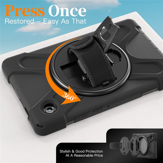 Puzdro s podstavcom a ramenným popruhom pre Samsung Galaxy Tab A11