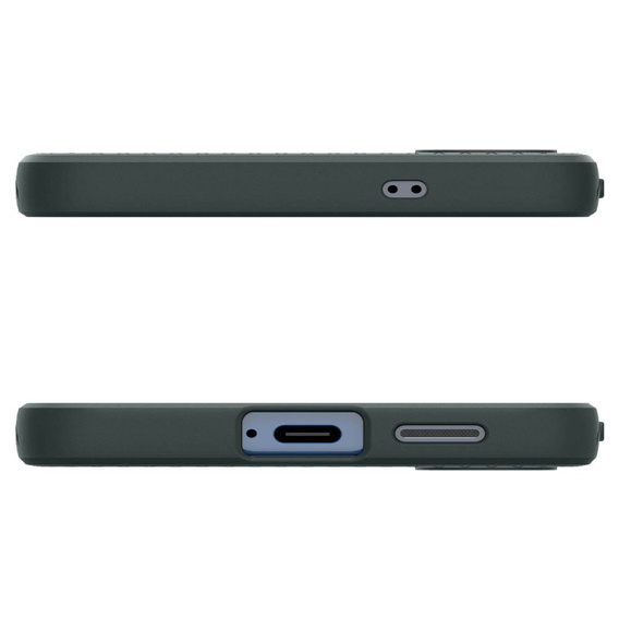 Puzdro Spigen Liquid Air zelené pre Samsung Galaxy S25