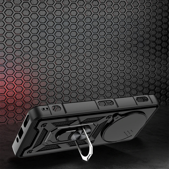 Obal na mobil pre Xiaomi Poco F7 5G, CamShield Slide, čierne