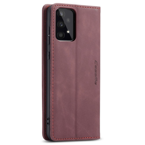 CASEME puzdro pre Samsung Galaxy A53 5G, Leather Wallet Case, červené