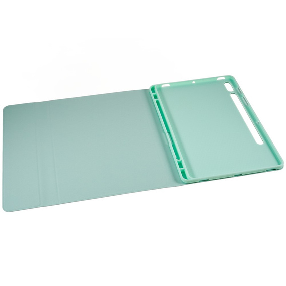 Puzdro + klávesnica Samsung Galaxy Tab S7 T870/T875 / S8, Pen Slot, zelený