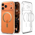 Spigen puzdro pre iPhone 17 Pro, Ultra Hybrid MagSafe, číre/zlaté