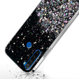 Obal na mobil pre Xiaomi Redmi Note 8T, Glittery, čierne