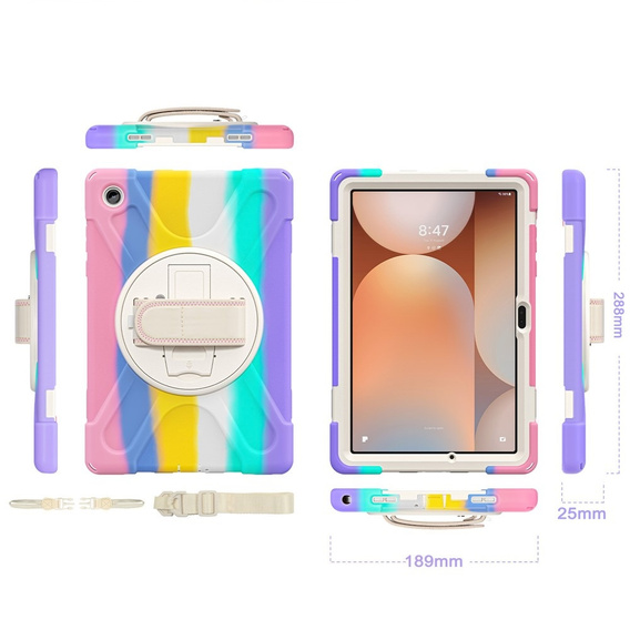 Puzdro s podstavcom a ramenným popruhom pre Samsung Galaxy Tab A11+