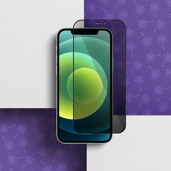 Tmavé sklo na ochranu súkromia Shy Palm pre iPhone 12/12 Pro