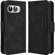 Klapkové puzdro pre T Phone 3 5G, Card Slot, čierne