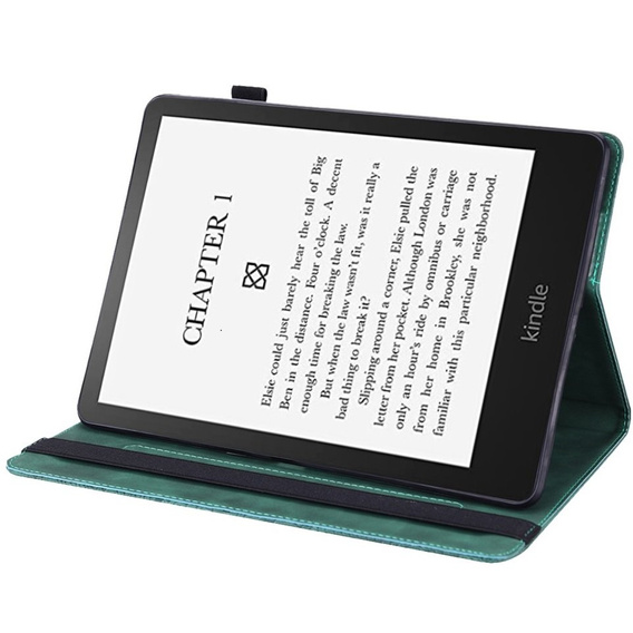 Puzdro s chlopňou pre Amazon Kindle Paperwhite 5 (2021), flower, modré