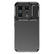 Obal na mobil pre Xiaomi 13, Carbon Gel, čierne